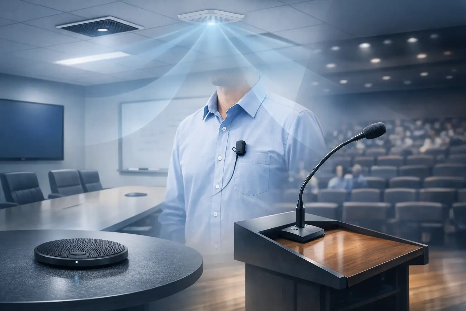 Read more about the article Best Microphones for Conference Rooms, Classrooms, and Auditoriums: A Practical AV Procurement Guide