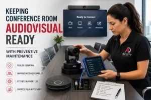 Read more about the article Keeping Conference Room Audiovisual Ready with Preventive Maintenance